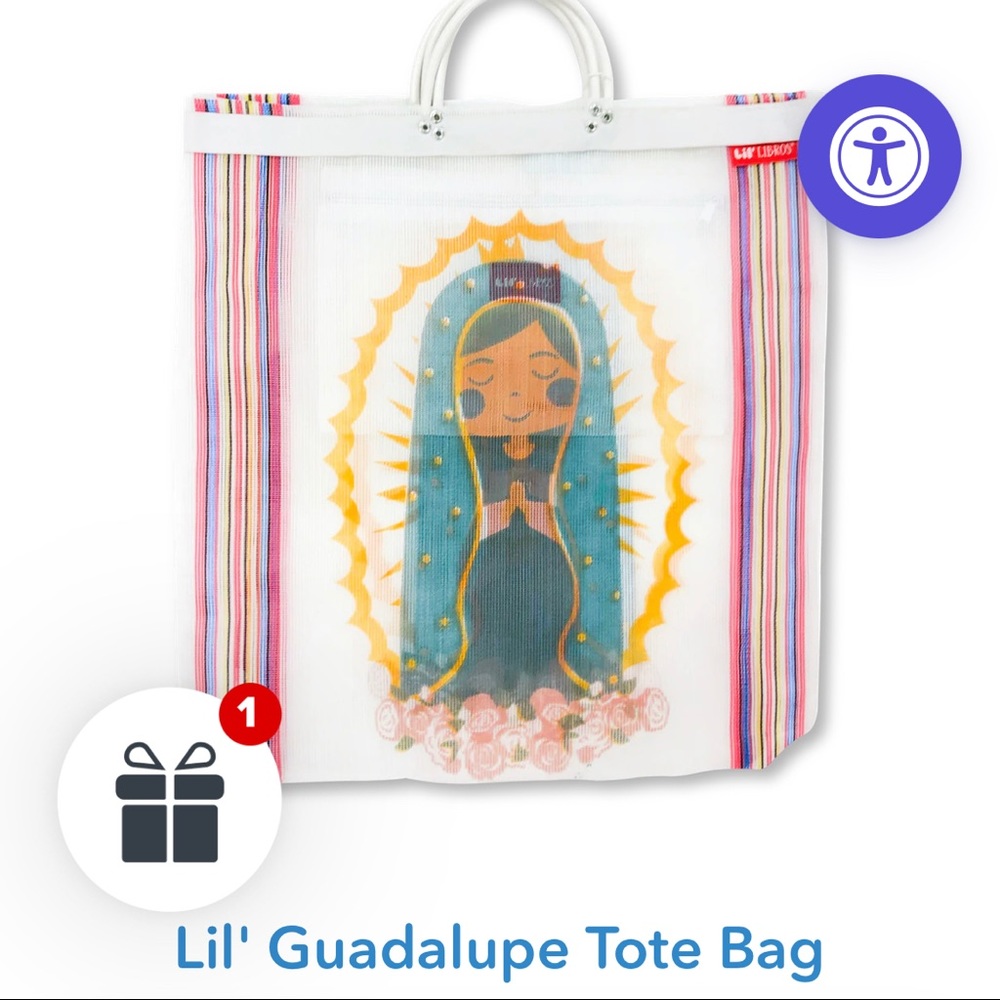Lil Libros Mesh Tote Bag